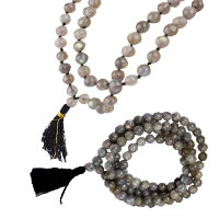 Labradorite Necklace Mala